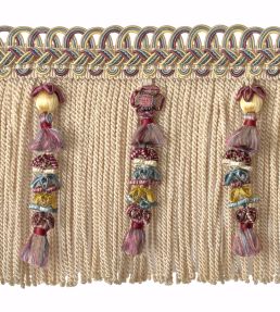 Embellished Bullion Fringe 130mm Trimming by Houles Blue Nattier
