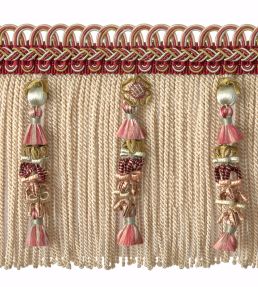 Embellished Bullion Fringe 130mm Trimming by Houles Rouge Cardinalis