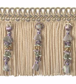 Embellished Bullion Fringe 130mm Trimming by Houles Vert Celadon