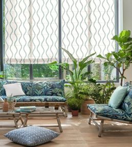 Embiez Fabric by Camengo Turquoise