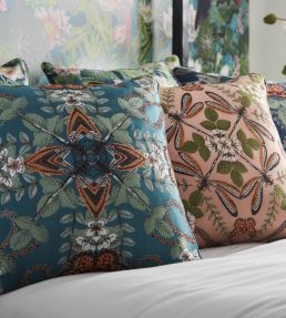 Emerald Forest Jacquard Fabric by Clarke & Clarke Teal