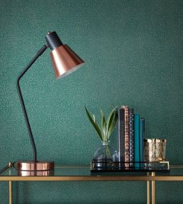 Emile Wallpaper by 1838 Wallcoverings Emerald