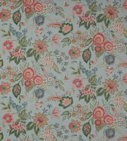Emmeline Fabric by Colefax and Fowler Aqua