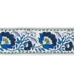 Enamel Flower Trimming by Designers Guild Indigo