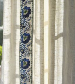 Enamel Flower Trimming by Designers Guild Indigo