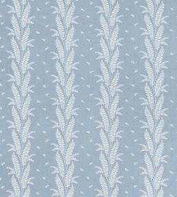 Ensbury Fern Fabric by Anna French Blue
