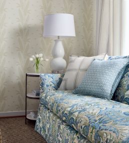 Ensbury Fern Wallpaper by Anna French Black