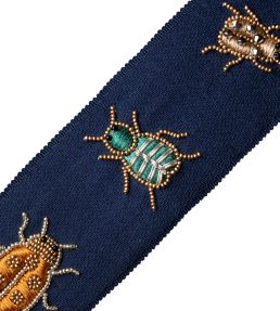 Ensemble Beaded Border Trimming by Samuel & Sons Sapphire