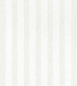 Erba Stripe Fabric by Thibaut Ivory