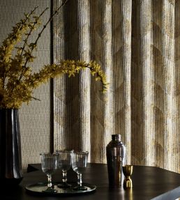 Escher Fabric by Jane Churchill Gold