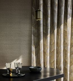 Escher Fabric by Jane Churchill Gold