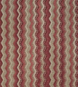 Espalier Velvet Fabric by James Hare Cherry Rose