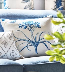 Etchings & Roses Fabric by Sanderson Empire Yellow