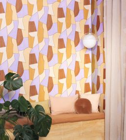 Etoffe Wallpaper by Caselio Parme