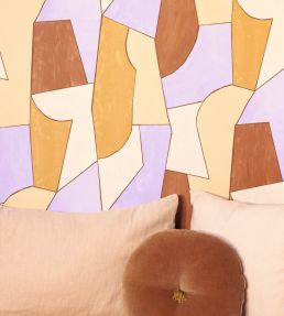 Etoffe Wallpaper by Caselio Parme