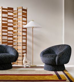 Euphorbe Fabric by Casamance Moutarde