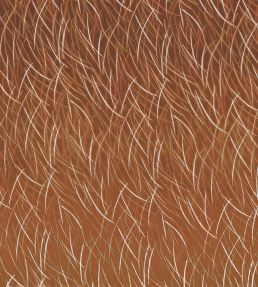 Euphorbe Fabric by Casamance Terracotta