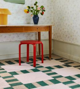 Layered Evelina Kroon Jute rug Korean Chives EKJG140200 Korean Chives