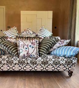 Eversley Fabric by Parker & Jules Verdigris
