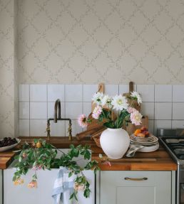 Ewa Wallpaper by Sandberg Sandstone