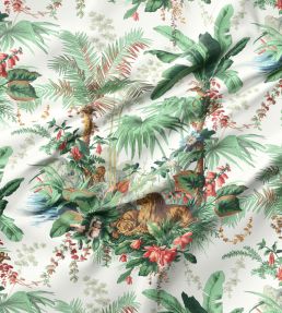 Exotic Kingdom Fabric by Warner House Ivory