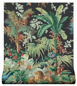 Exotic Kingdom Wallpaper by Warner House Noir