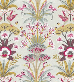 Fable Fabric by Camengo Fuchsia