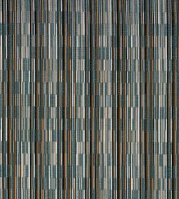 Facetie Fabric by Casamance Vert Imperial/Mordore