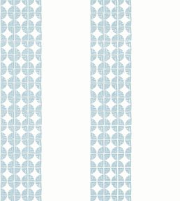 Fairmont Stripe Wallpaper by Anna French Soft Blue