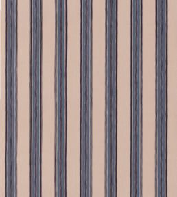 Falmouth Stripe Fabric by Mulberry Home Indigo