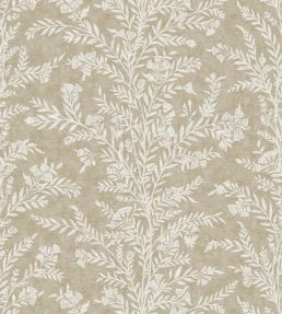 Fan Flower Fabric by Lewis & Wood Gold Dust