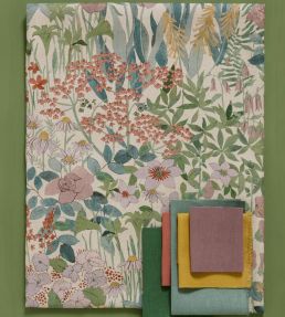 Faria Flowers Fabric by Liberty Lichen
