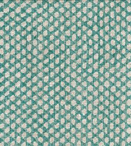 Wicker Linen Fabric by Fermoie Aqua