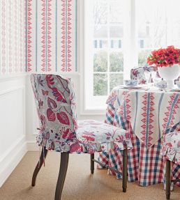Fern Stripe Wallpaper by Anna French Brown/Slate