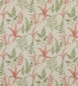 Ferndown Fabric by Baker Lifestyle Green/Pink
