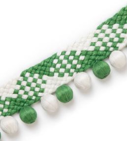 Festoon Tape Trimming by Christopher Farr Cloth Green