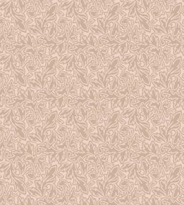 Feuille Wallpaper by Farrow & Ball Pink Ground / Templeton Pink
