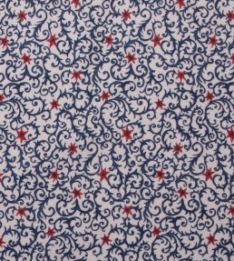 Filigree Fabric by Titley and Marr Prussian