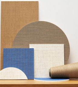 Five O'clock Plain Wallpaper by Casadeco Bleu Libellule