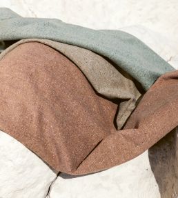 Fleck Eco Fabric by Kirkby Design Soft Aqua
