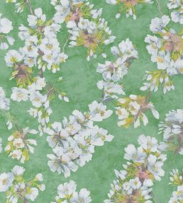 Fleur D'Assam Wallpaper by Designers Guild Emerald