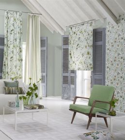 Fleur D'Assam Fabric by Designers Guild Emerald