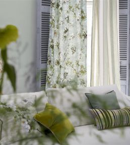 Fleur D'Assam Fabric by Designers Guild Emerald