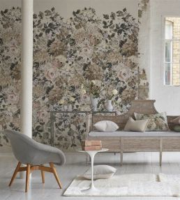 Fleur D'Artistes Mural by Designers Guild Chalk