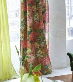 Fleur D'Artistes Fabric by Designers Guild Terracotta