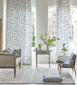 Fleur Indienne Fabric by Designers Guild Indigo