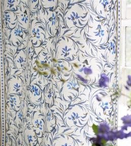 Fleur Indienne Fabric by Designers Guild Indigo