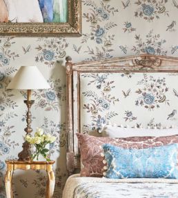 Fleurie Wallpaper by Lewis & Wood Anemone