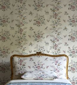 Fleurie Wallpaper by Lewis & Wood Anemone