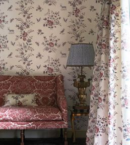 Fleurie Wallpaper by Lewis & Wood Peppermint Rose